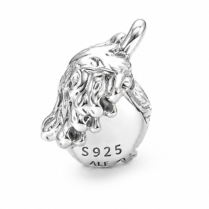 Sterling Silver Highland Cow Charm with Gift Box. For Charm Bracelets