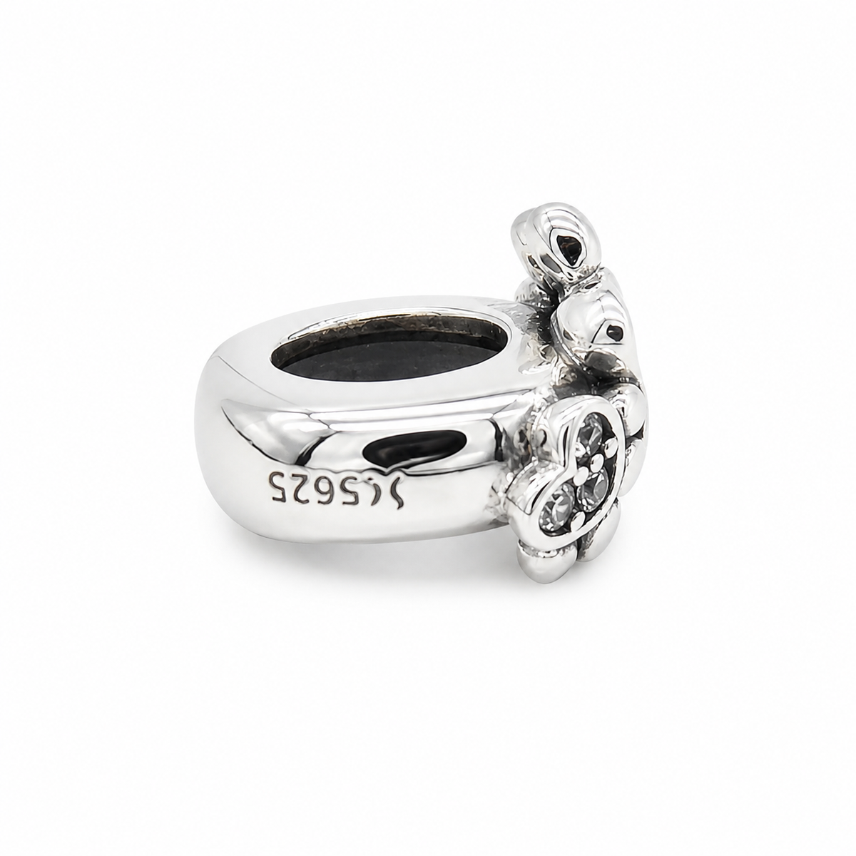 Sterling Silver Paw Print Dog/Cat Charm with Gift Box. For Charm Bracelets