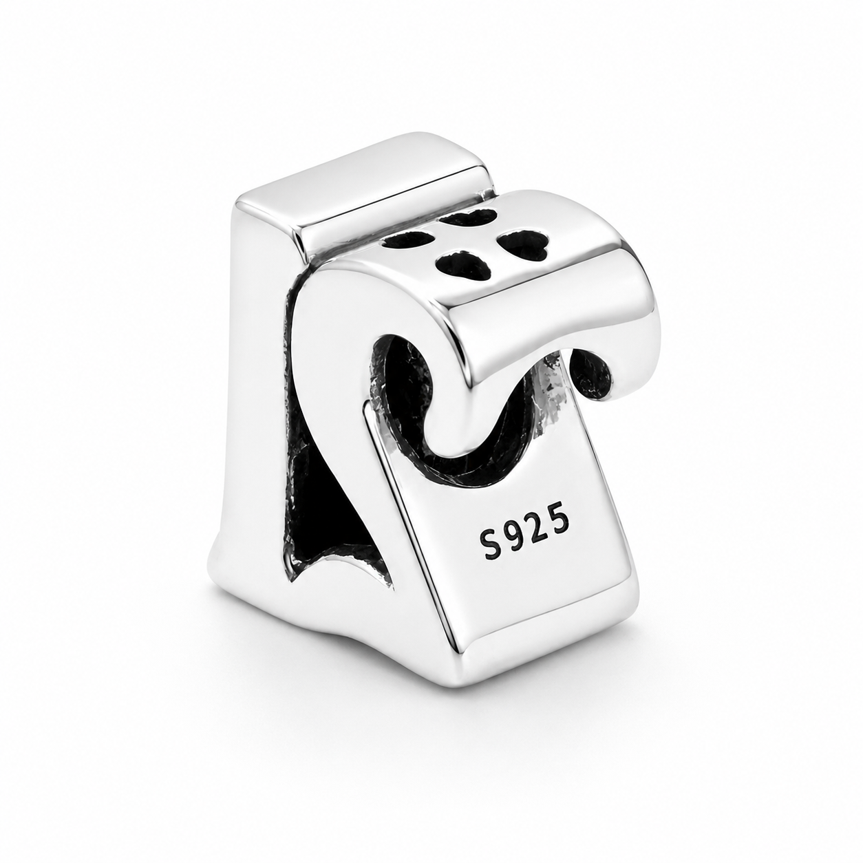 Sterling Silver 21st Birthday Bead Charm with Gift Box - Fits Charm Bracelets