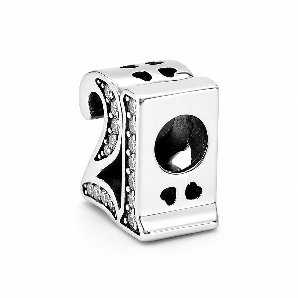 Sterling Silver 21st Birthday Bead Charm with Gift Box - Fits Charm Bracelets