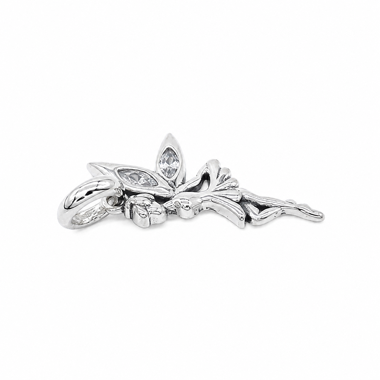 Sterling Silver Fairy Charm with Gift Box. For Bracelets or Necklaces