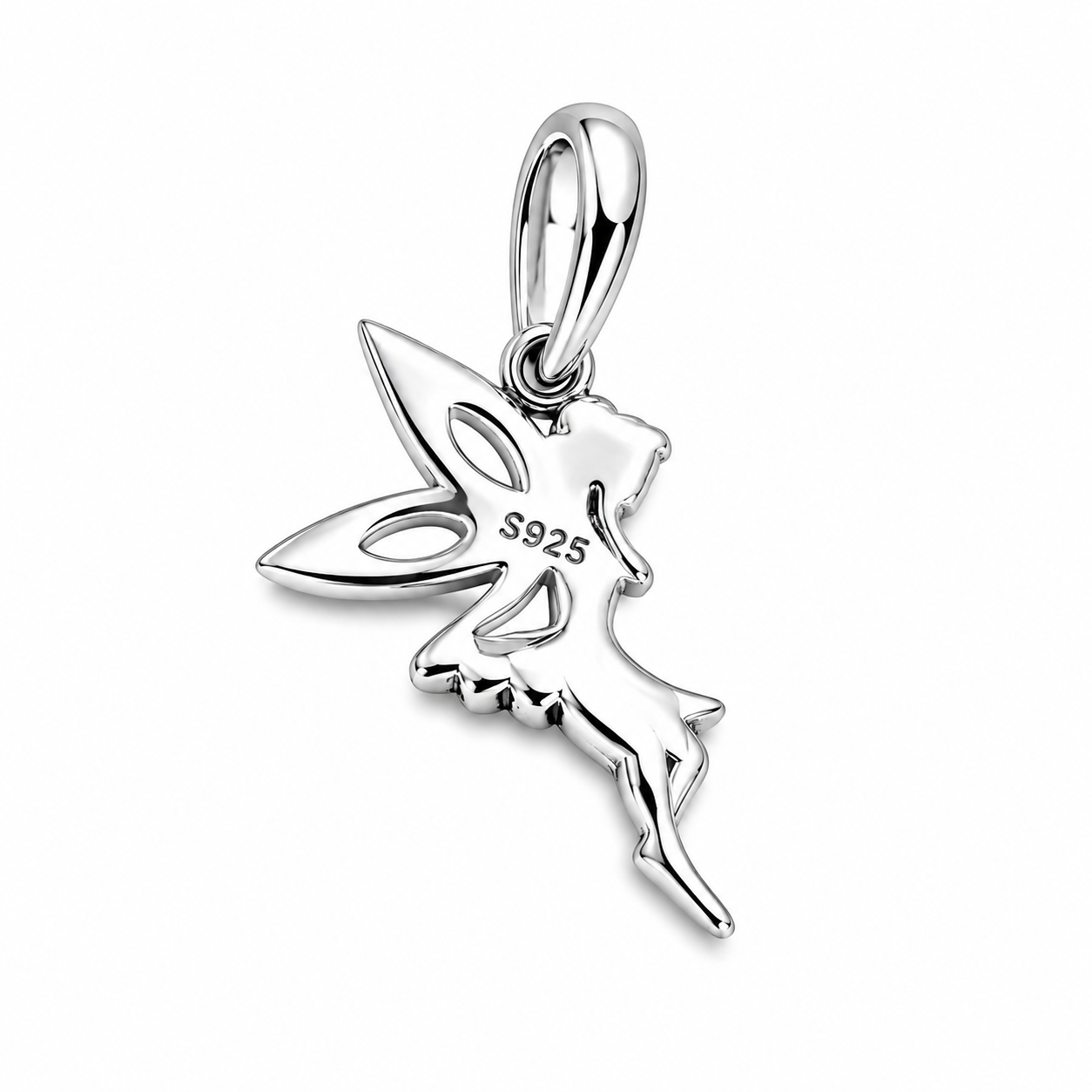Sterling Silver Fairy Charm with Gift Box. For Bracelets or Necklaces