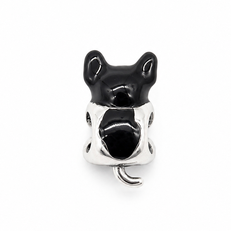 Sterling Silver French Bulldog Charm with Gift Box. For Charm Bracelets.