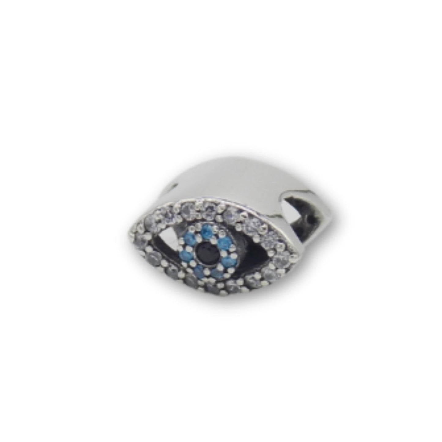 Sterling Silver Evil Eye Charm with Gift Box. For Charm Bracelets.
