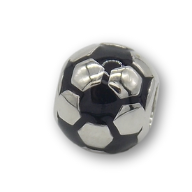 Sterling Silver Football Charm with Gift Box - For Bracelets or Necklaces