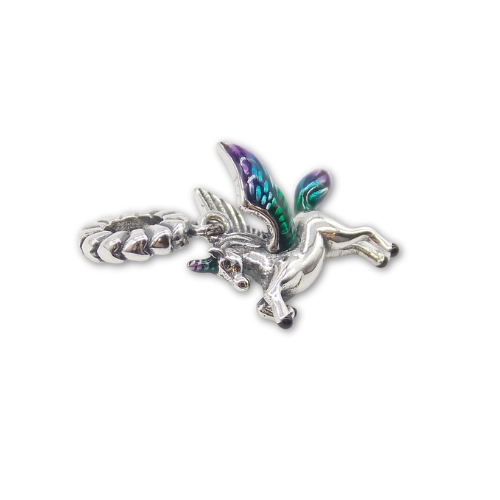 Sterling Silver Unicorn Charm with Gift Box. For Bracelets or Necklaces