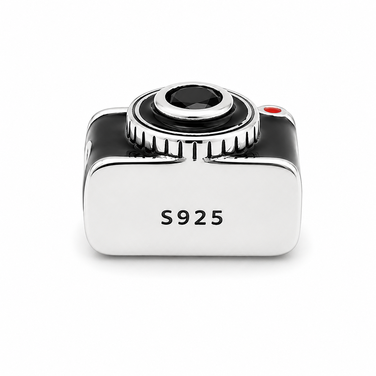 Sterling Silver Photographer Camera Charm with Gift Box. For Charm Bracelets or Necklaces